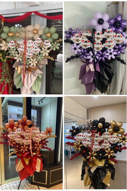 Balloon Opening Stand - Premium Lucky Cat Balloon Opening Stand - Premium Lucky Cat