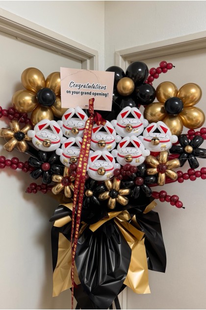 Balloon Opening Stand - Premium Lucky Cat Balloon Opening Stand - Premium Lucky Cat